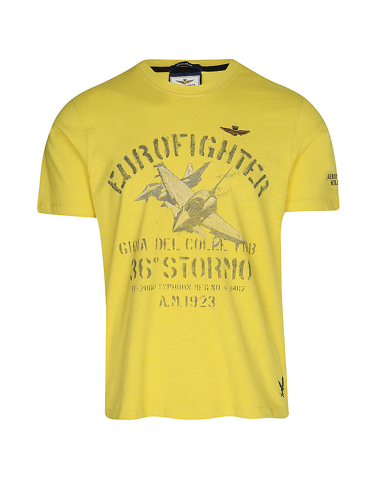 T-Shirt gelb L herren