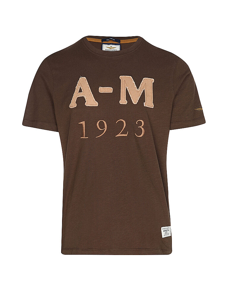 T-Shirt braun M herren