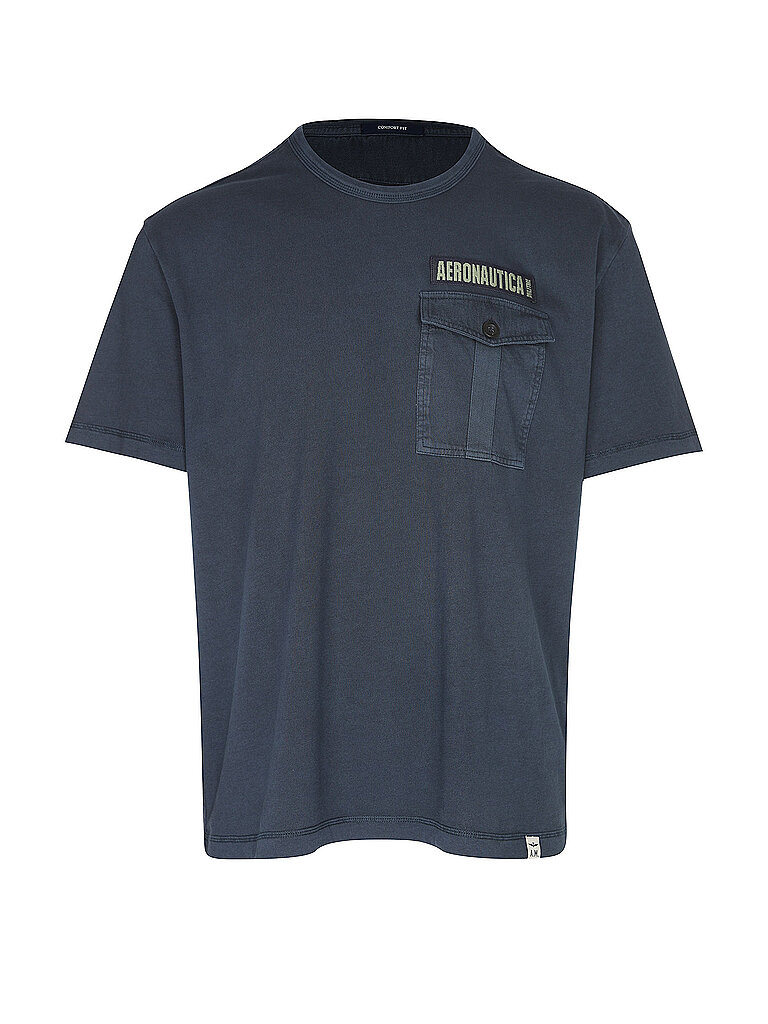 T-Shirt dunkelblau M herren