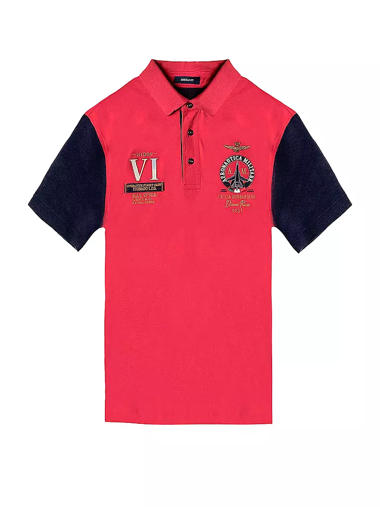 AERONAUTICA MILITARE | Poloshirt  | rot