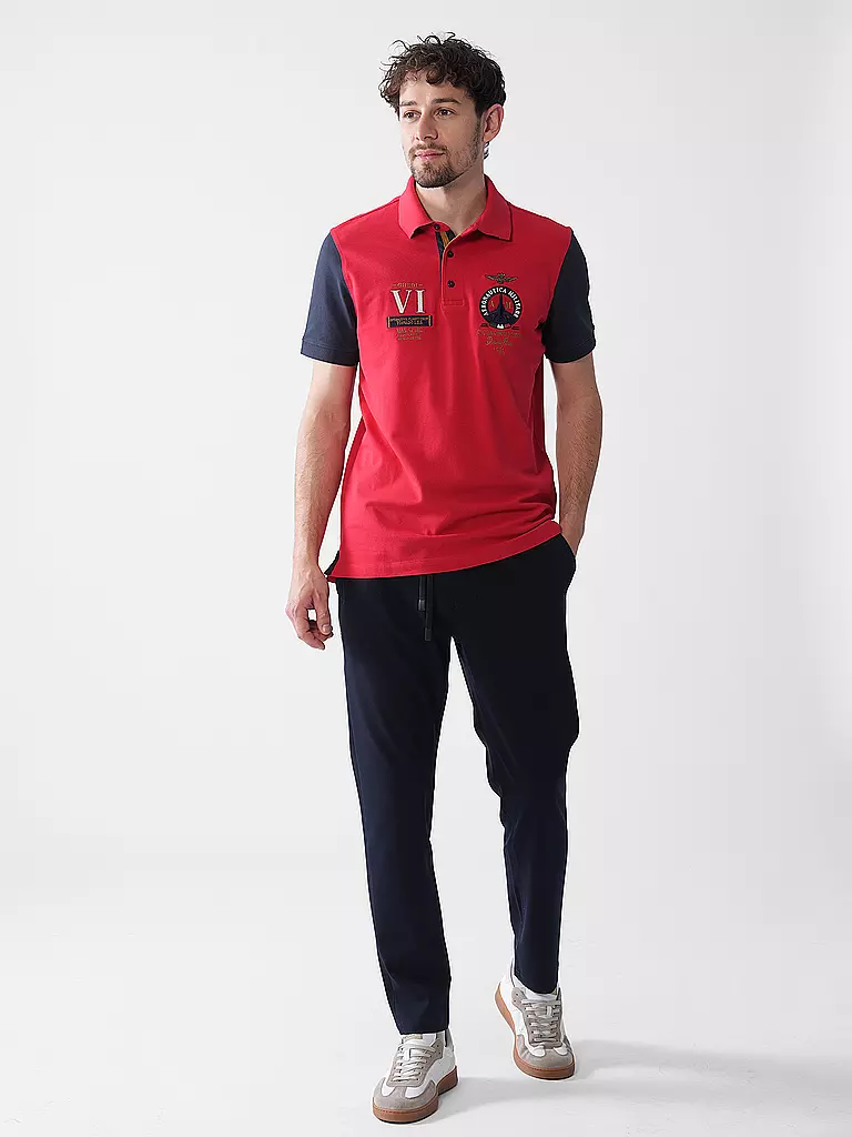 AERONAUTICA MILITARE | Poloshirt  | rot