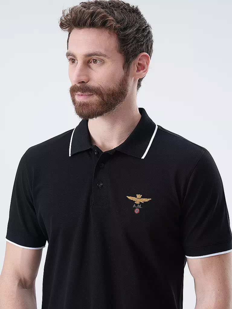 AERONAUTICA MILITARE | Poloshirt  | schwarz