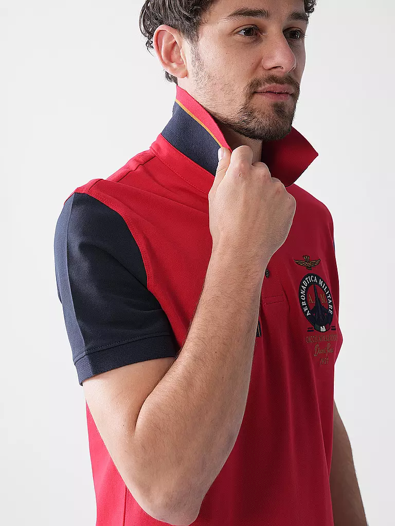 AERONAUTICA MILITARE | Poloshirt  | rot
