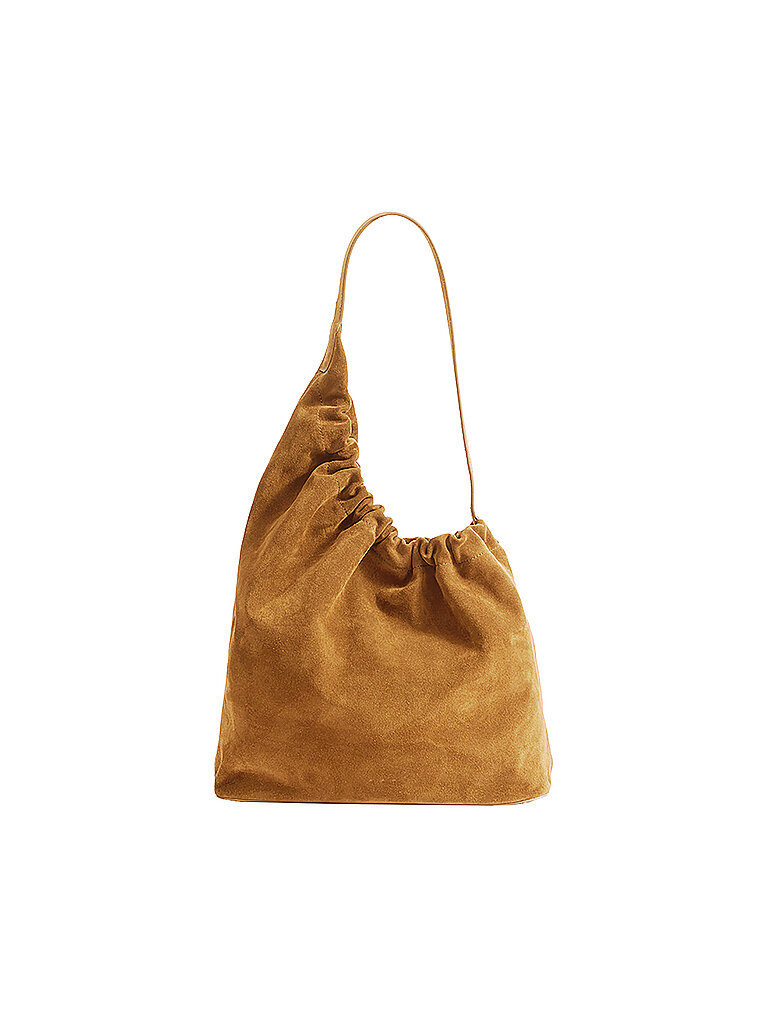 Ledertasche - Hobo Bag DEMI LUNE CLOUD camel damen