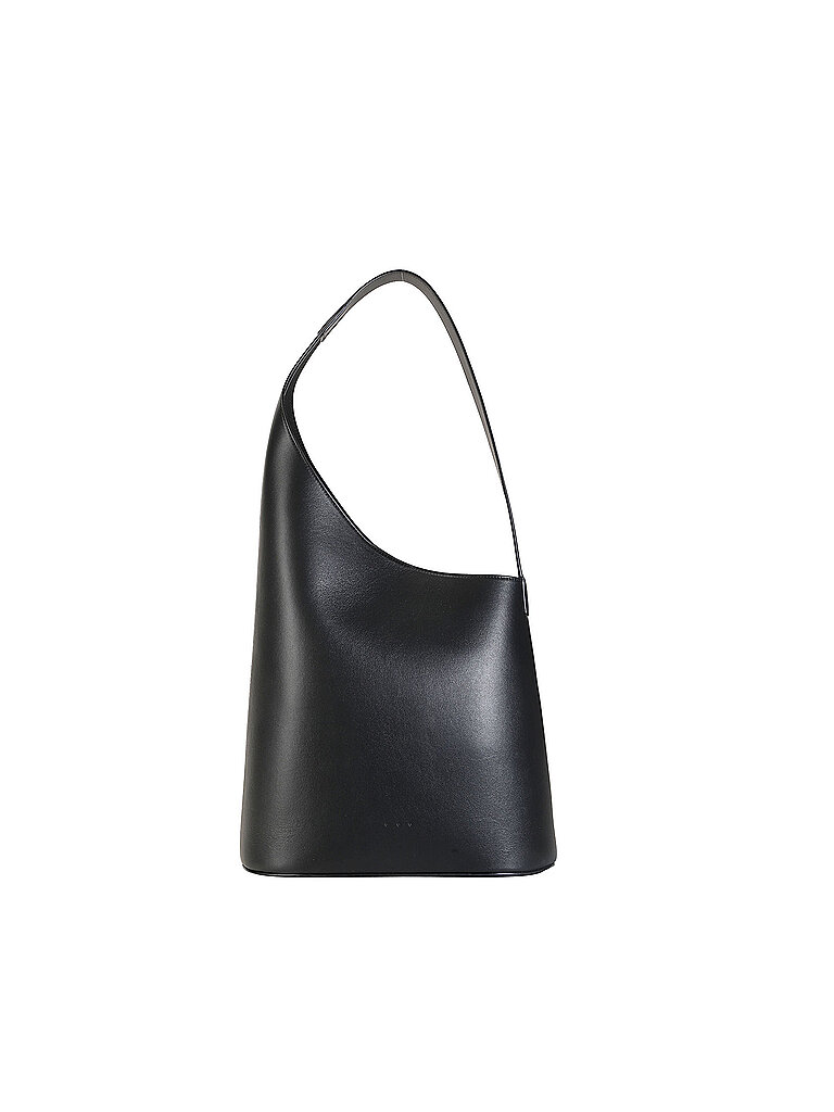 AESTHER EKME Ledertasche - Schultertasche LUNE TOTE schwarz