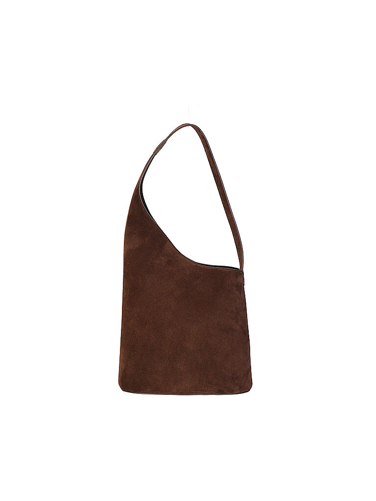 Ledertasche - Schultertasche LUNE TOTE braun damen