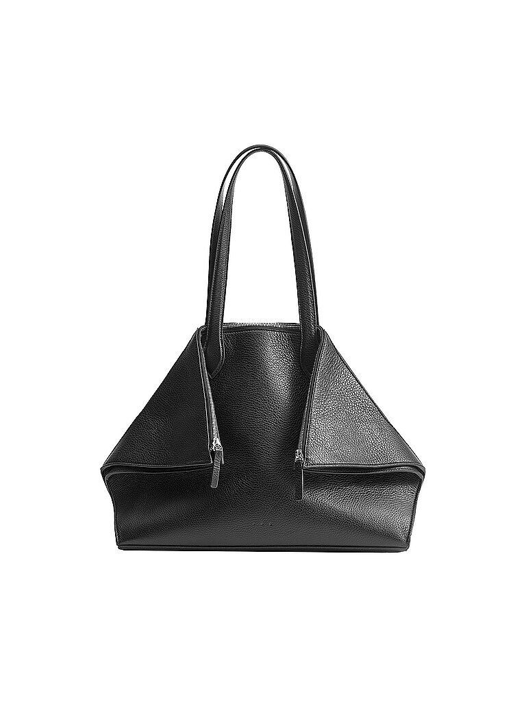 AESTHER EKME Ledertasche - Shopper FOLD schwarz