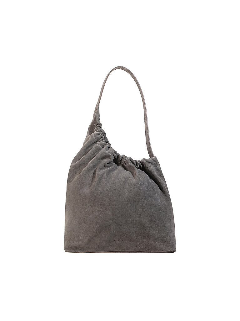 AESTHER EKME Ledertasche - Hobo Bag DEMI LUNE CLOUD grau