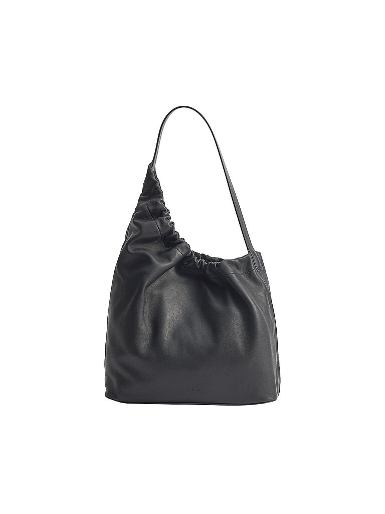 AESTHER EKME Ledertasche - Hobo Bag DEMI LUNE CLOUD schwarz