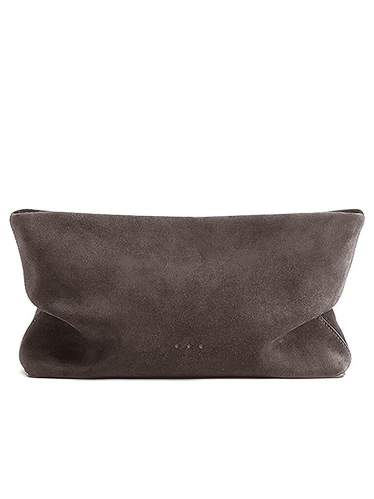 AESTHER EKME Ledertasche - Clutch NINA CLUTCH grau