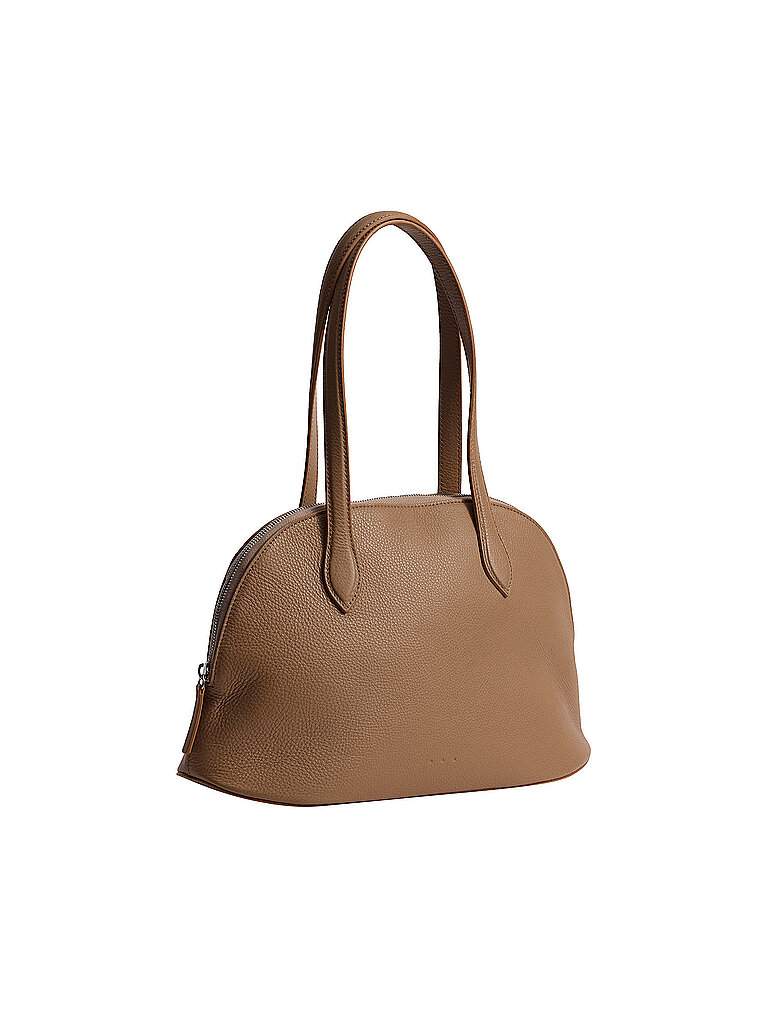 AESTHER EKME Ledertasche - Schultertasche COSMO SOFT hellbraun