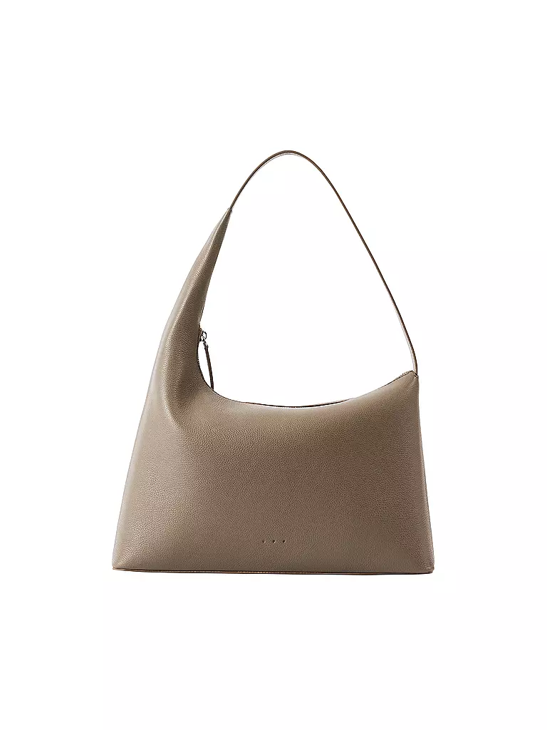 AESTHER EKME | Ledertasche - Hobo SOFT LUNE | grau