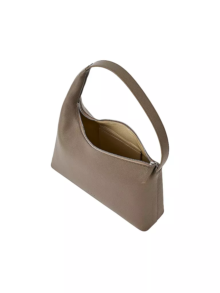 AESTHER EKME | Ledertasche - Hobo SOFT LUNE | grau