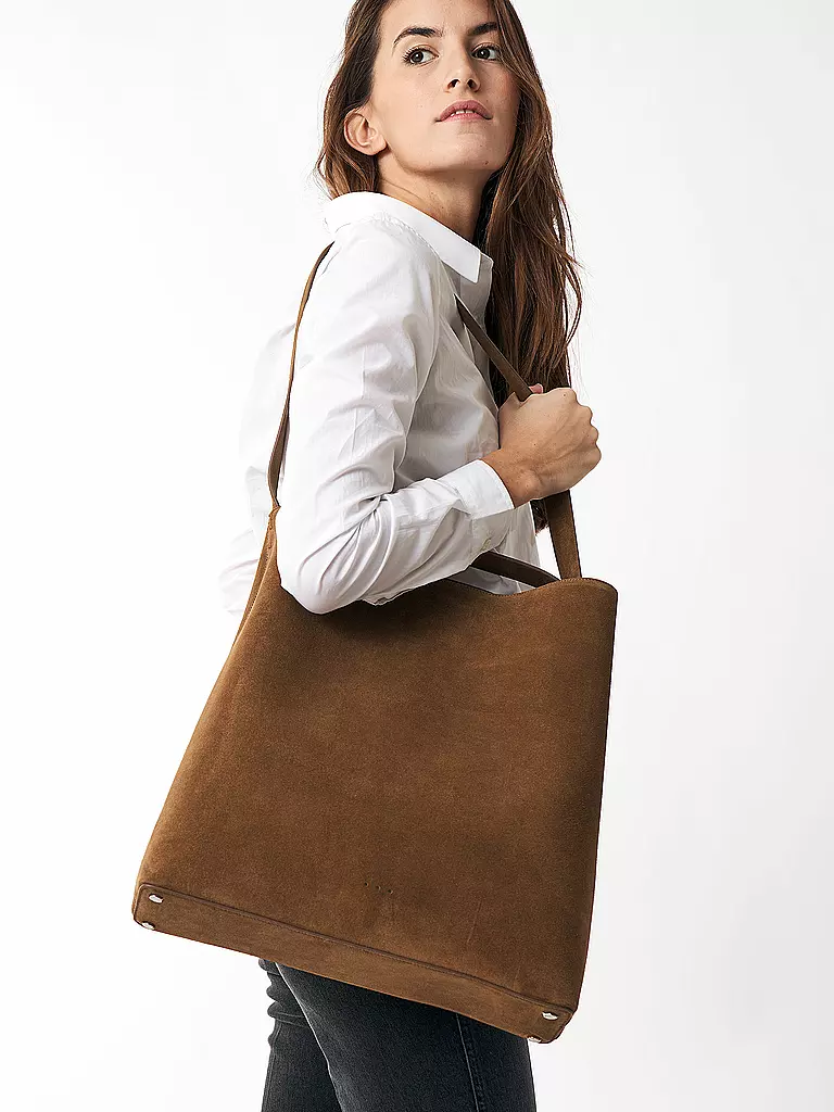 AESTHER EKME | Ledertasche - Shopper SAC | braun