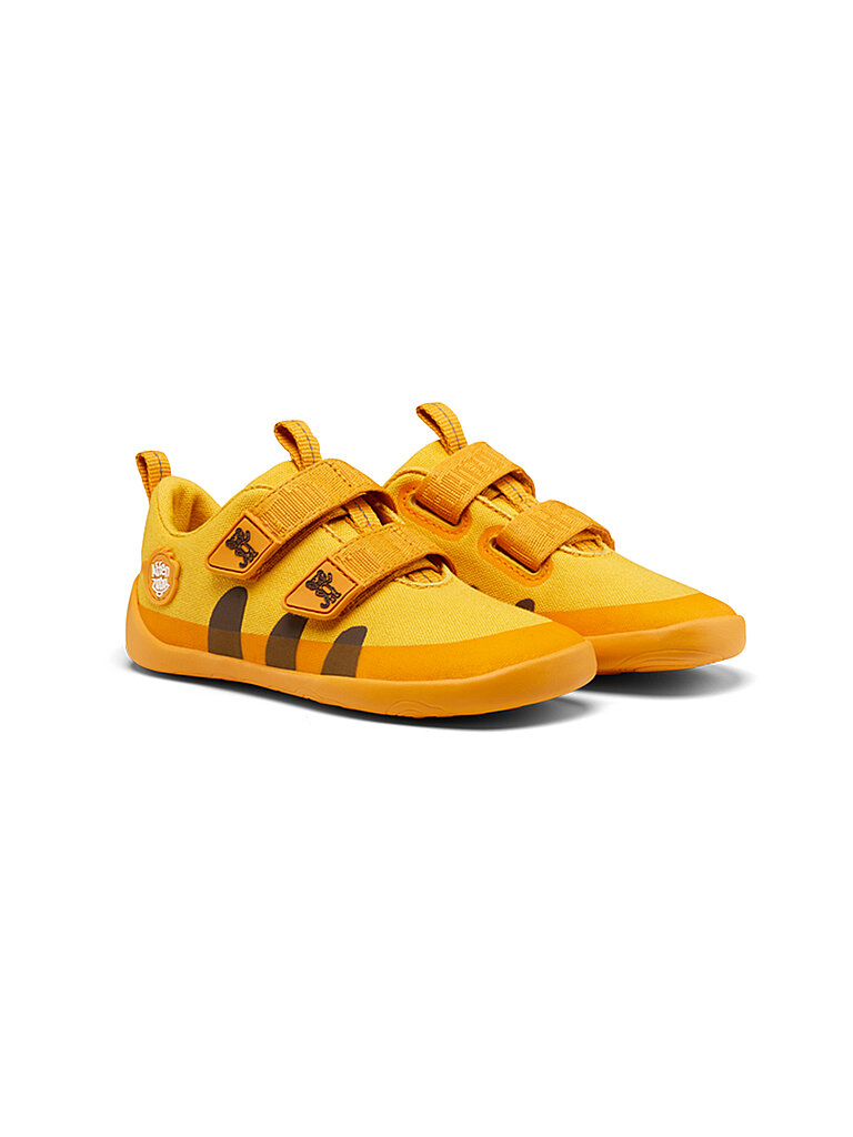 Kinder Sneaker Barfußschuh COTTON LUCKY Tiger gelb 30 baby