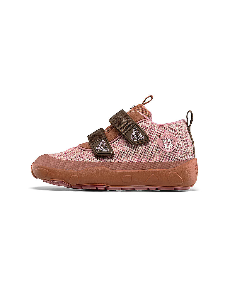 AFFENZAHN Kinder Barfußschuhe - Sneaker KNIT HAPPY Reh hellbraun | 25