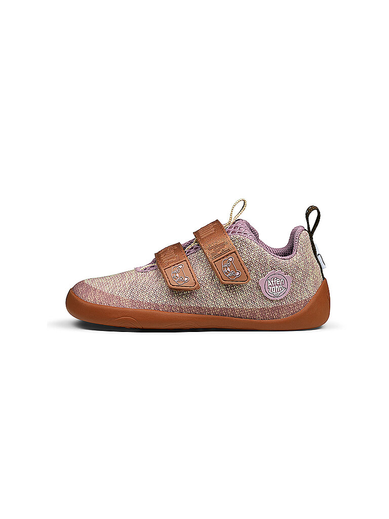 AFFENZAHN Kinder Barfußschuhe KNIT HAPPY Katze beige | 26
