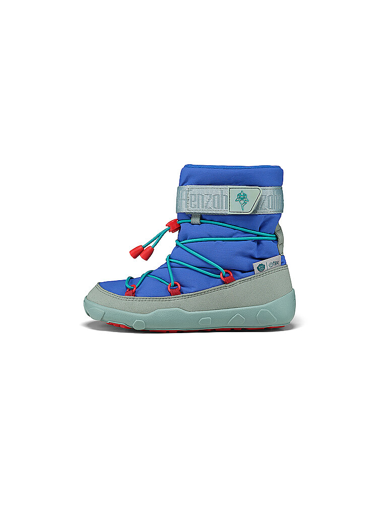 Kinder Winterstiefel VEGAN SNOWY Hai blau 22 baby