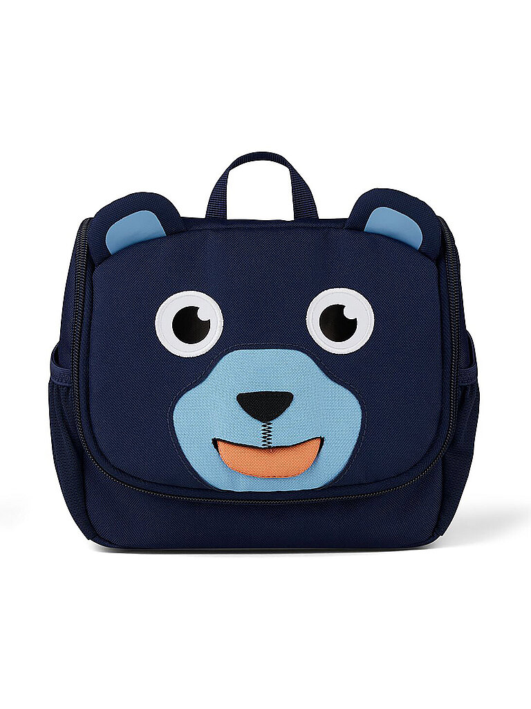 AFFENZAHN Kinder Toilettetasche BAER dunkelblau