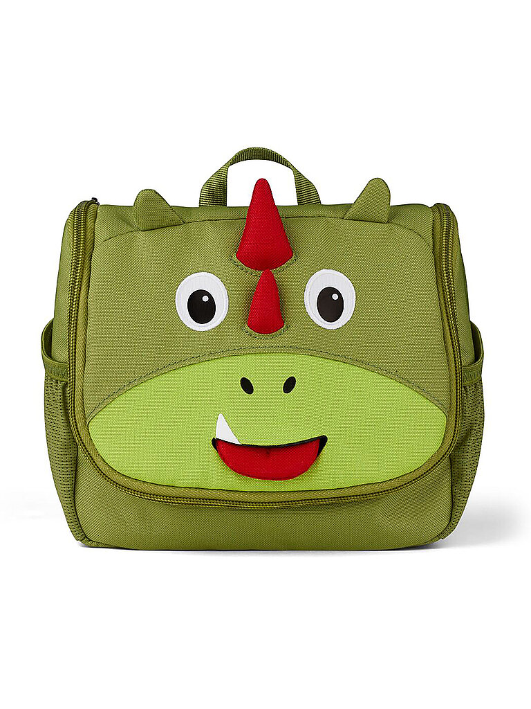 AFFENZAHN Kinder Toilettetasche DRACHE grün