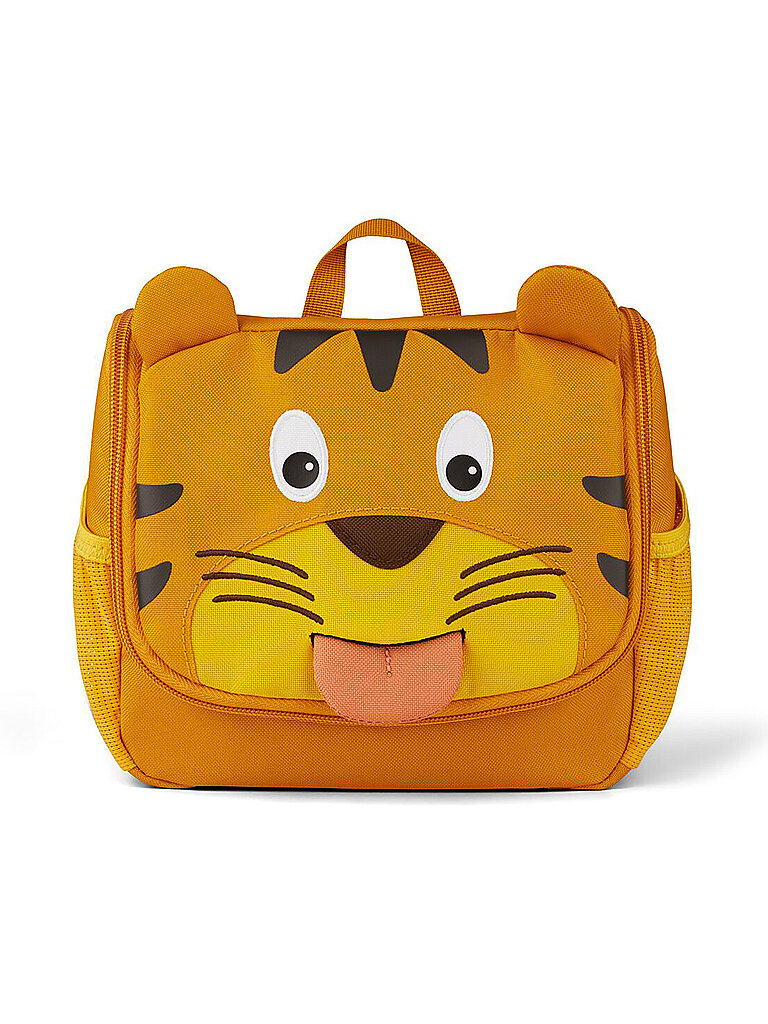 AFFENZAHN Kinder Toilettetasche TIGER gelb