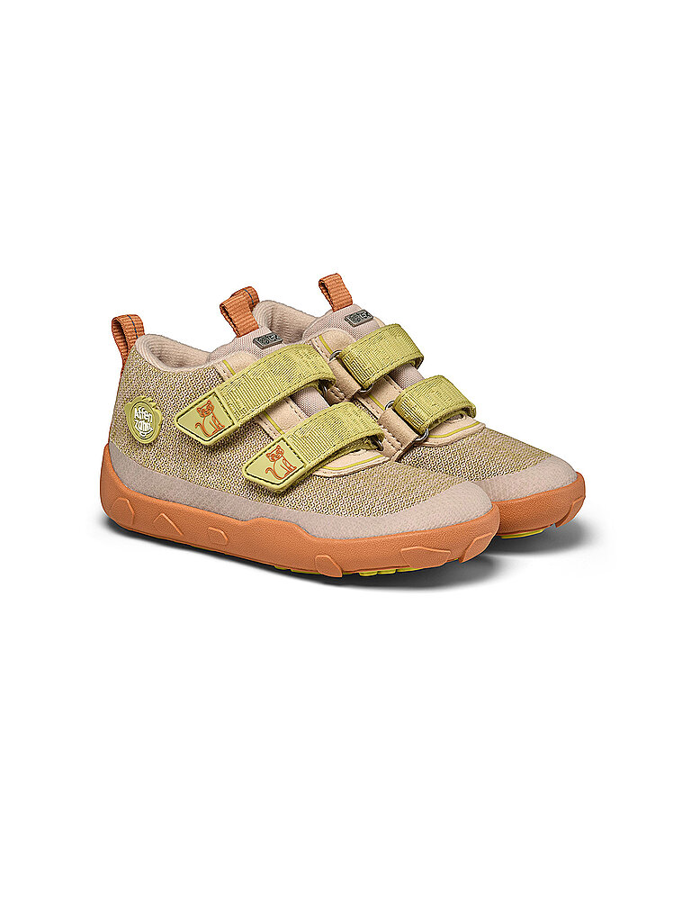 Kinder Barfußschuhe - Sneaker KNIT HAPPY Katze beige 34 baby