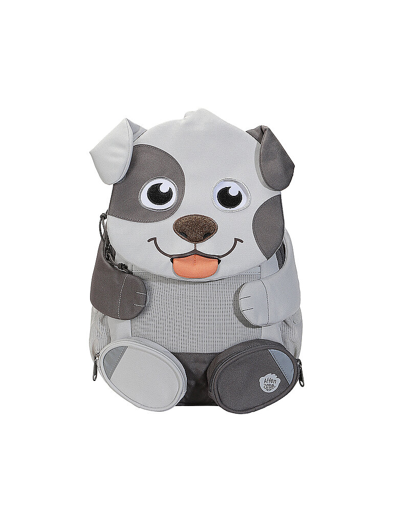 AFFENZAHN Kinder Tasche GROSSER FREUND HUND grau Image