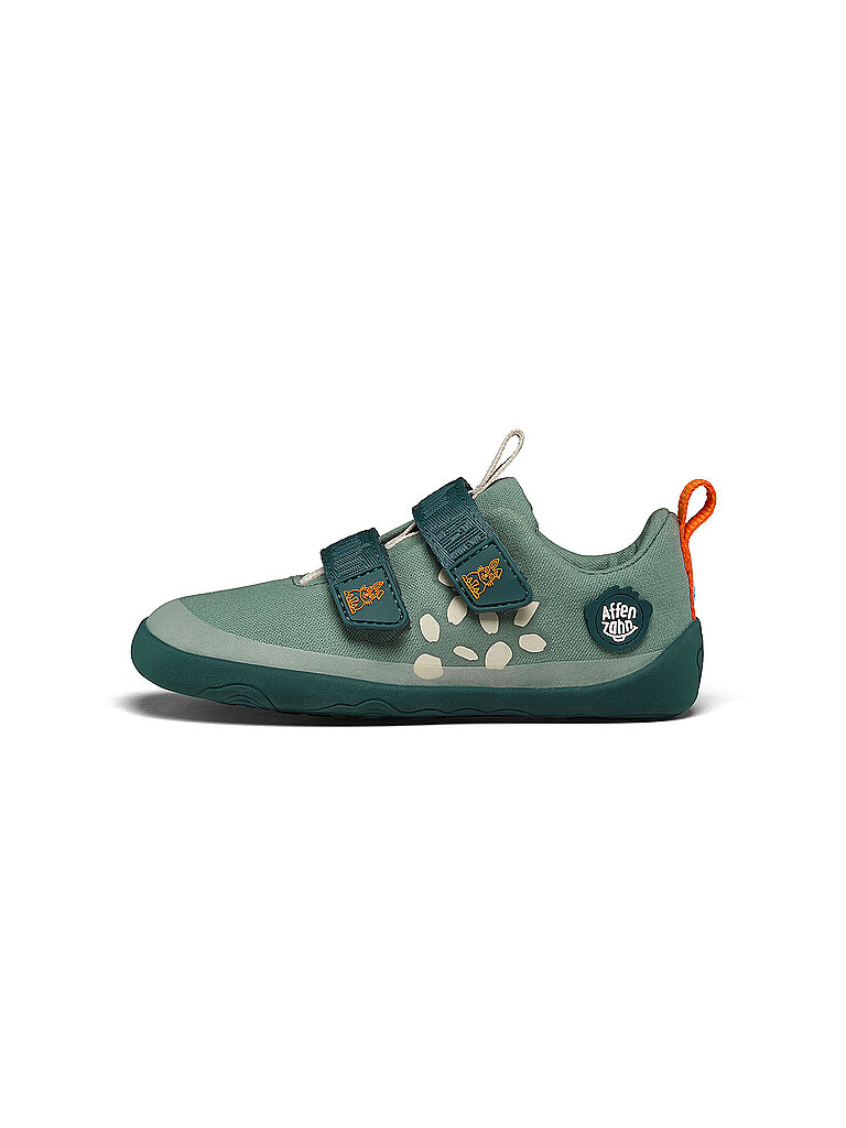 AFFENZAHN Kinder Sneaker Barfußschuhe  COTTON LUCKY Hase hellgrün | 29