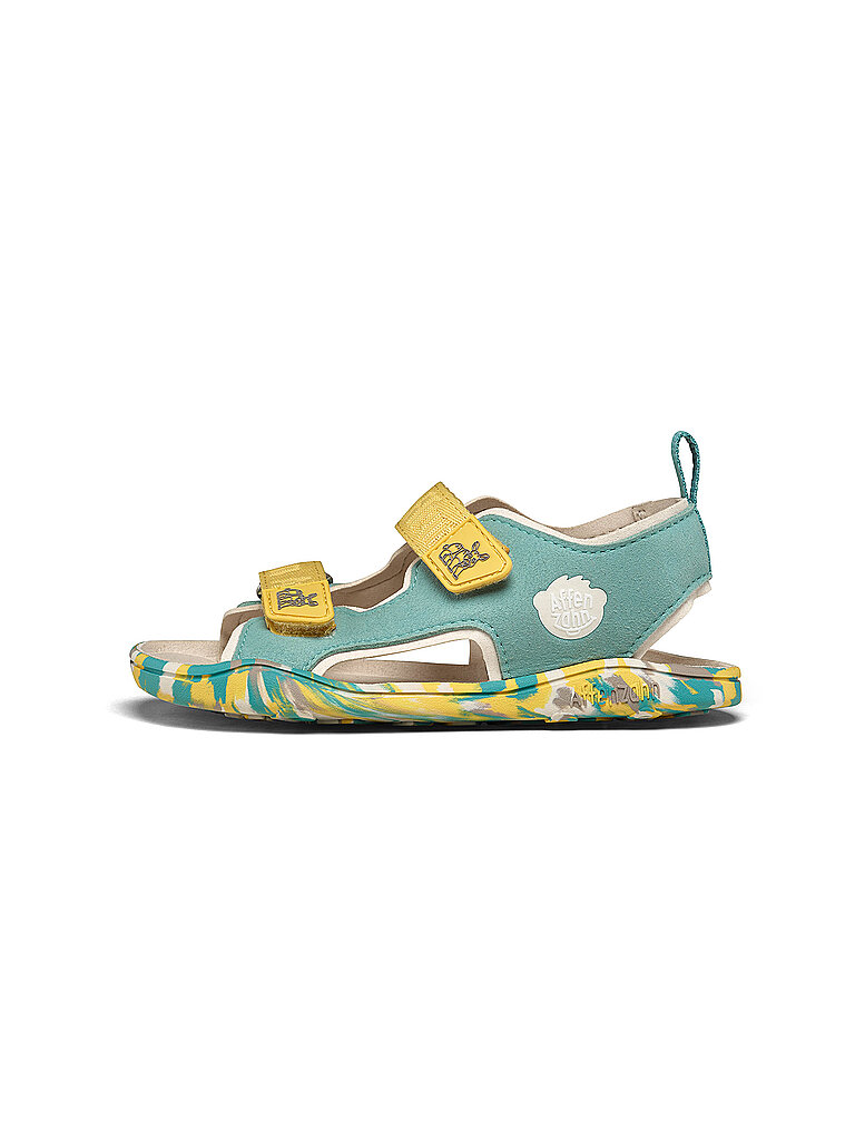 AFFENZAHN Kinder Sandalen AIRY Nashorn türkis | 29