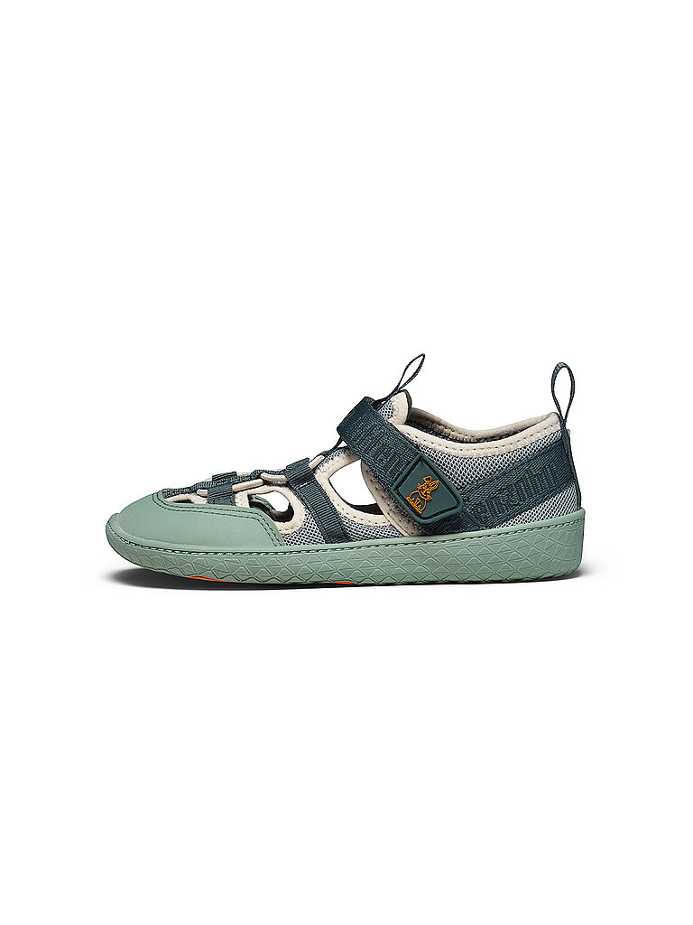 AFFENZAHN Kinder Sandalen VEGAN ROUGHY Hase dunkelgrün | 29