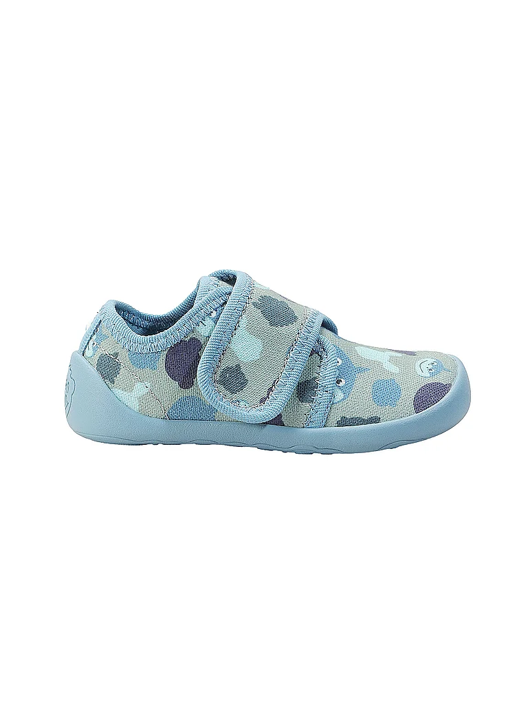 AFFENZAHN Kinder Hausschuhe MOVY HAI hellblau   23 baby 2