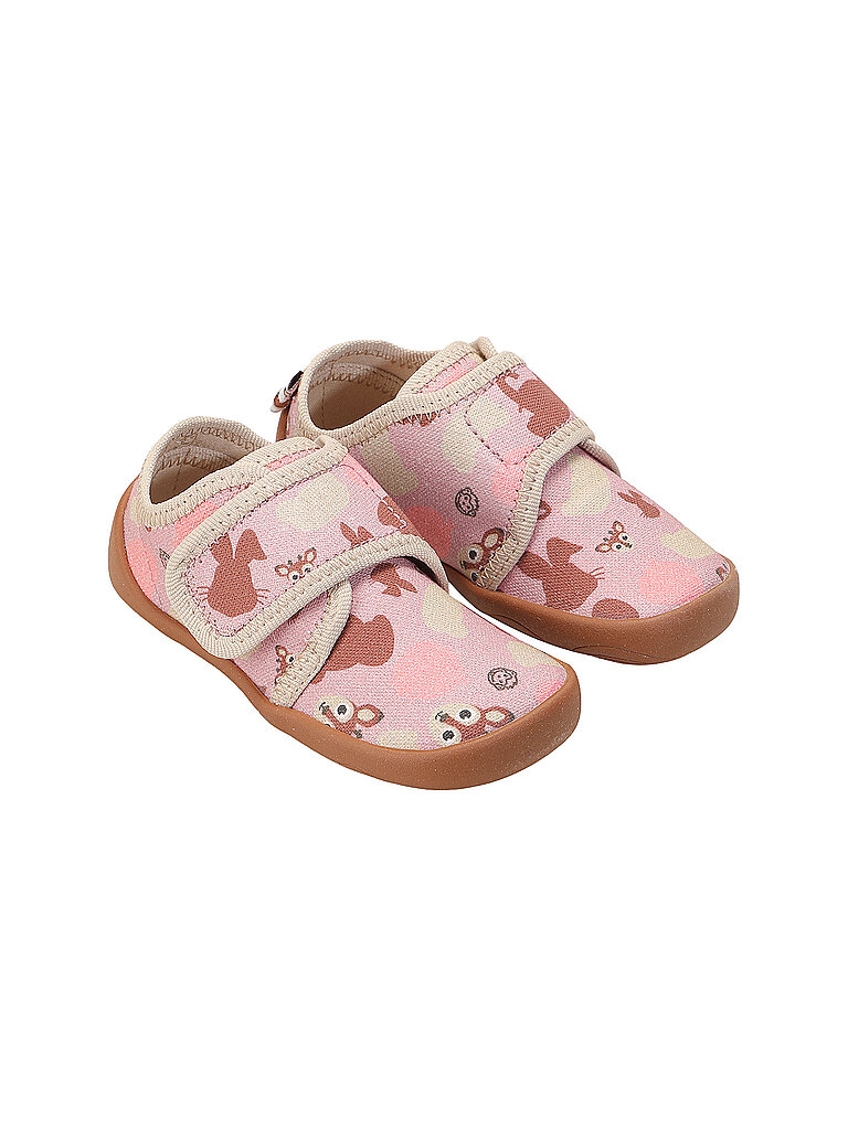 AFFENZAHN Kinder Hausschuhe MOVY REH beige | 27