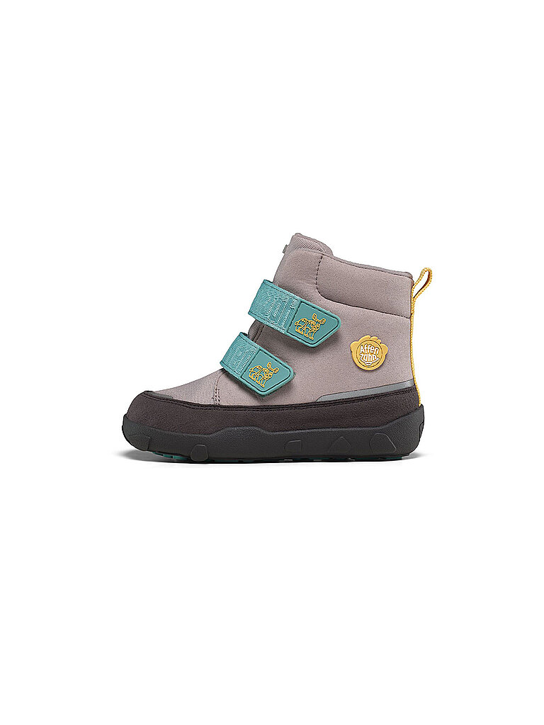 AFFENZAHN Kinder Winterstiefel VEGAN COMFY Nashorn grau | 33
