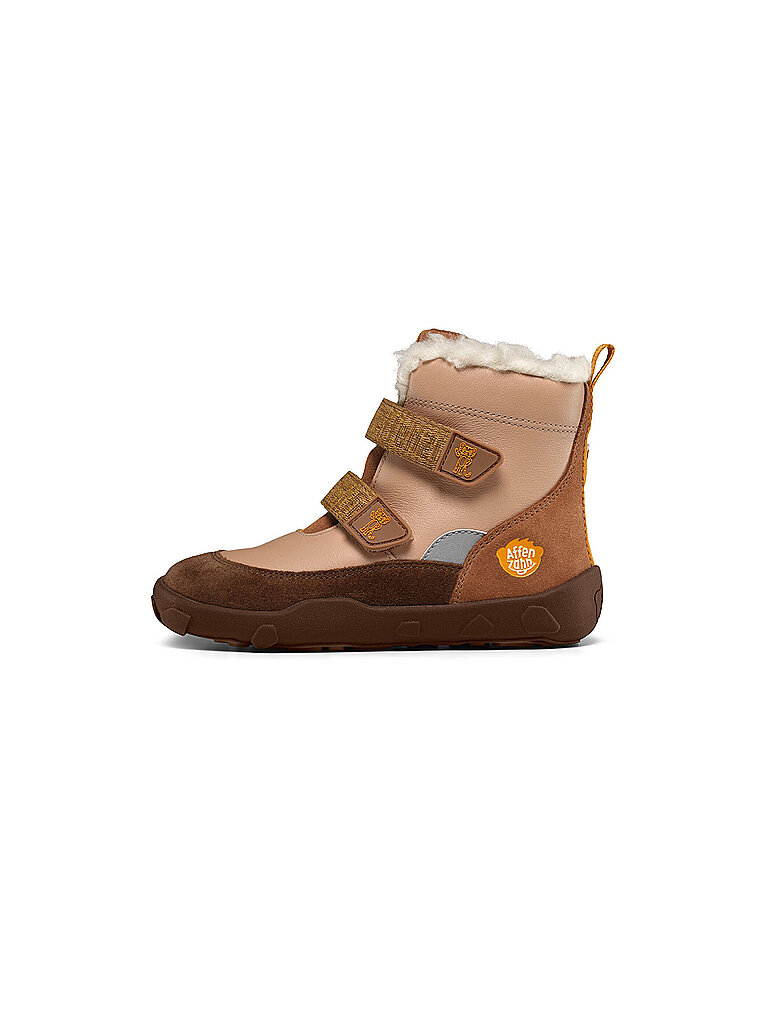 AFFENZAHN Kinder Winterstiefel WINTIY TIGER hellbraun | 26