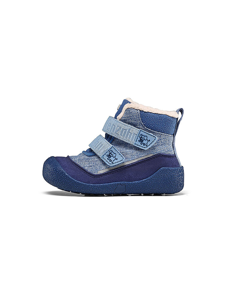 AFFENZAHN Lauflerner Winterstiefel VEGAN SNUGGY Elefant blau | 23