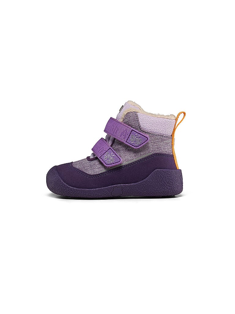 AFFENZAHN Lauflerner Winterstiefel VEGAN SNUGGY SCHMETTERLING lila | 23