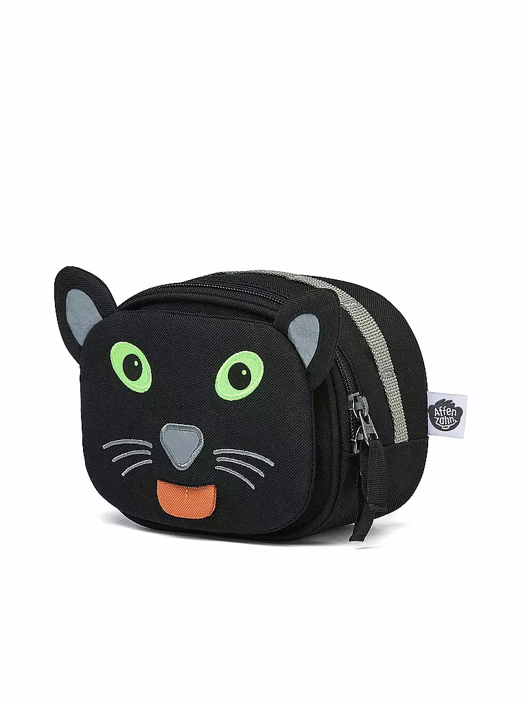 AFFENZAHN | Fahrradlenkertasche Panther | schwarz