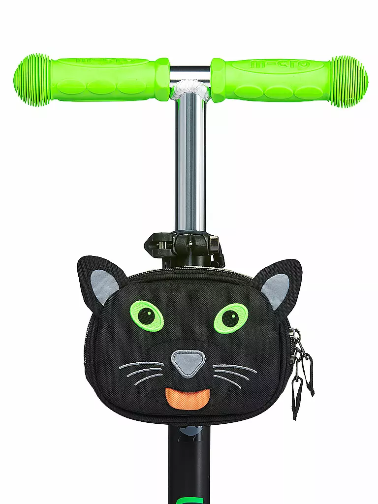 AFFENZAHN | Fahrradlenkertasche Panther | schwarz