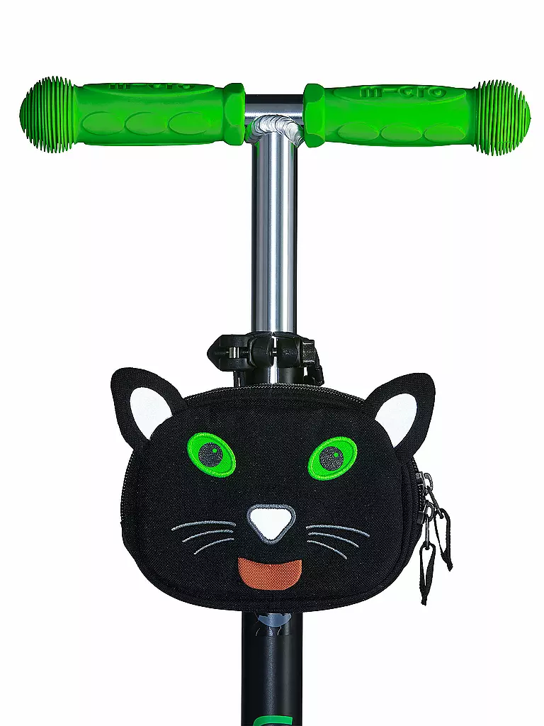 AFFENZAHN | Fahrradlenkertasche Panther | schwarz