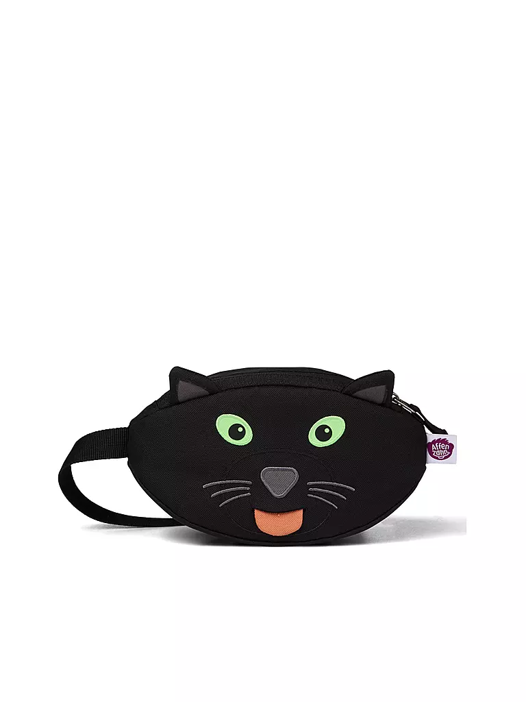 AFFENZAHN | Gürteltasche - Schwarzer Panther | schwarz