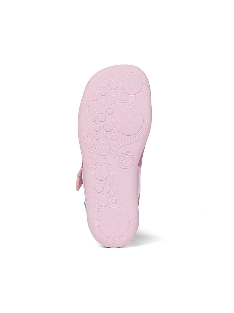 AFFENZAHN | Kinder Barfußschuh Baumwolle - Einhorn | rosa