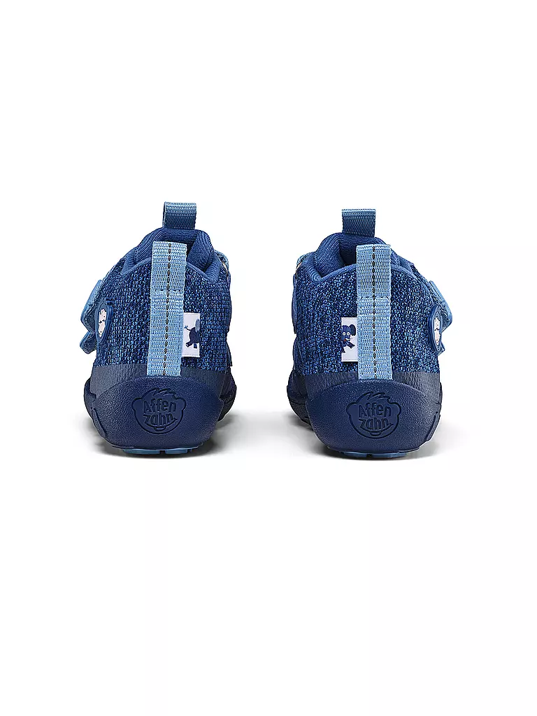 AFFENZAHN | Kinder Barfußschuhe - Übergangsschuhe KNIT HAPPY Elefant | petrol