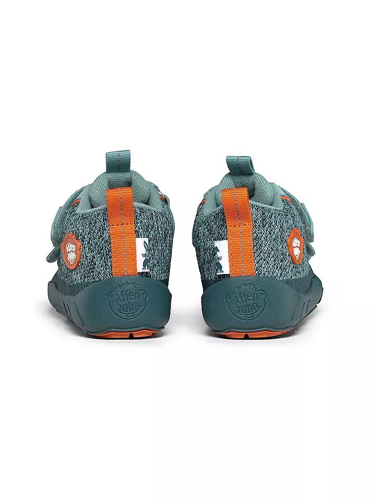 AFFENZAHN | Kinder Barfußschuhe - Übergangsschuhe KNIT HAPPY Hase | hellblau