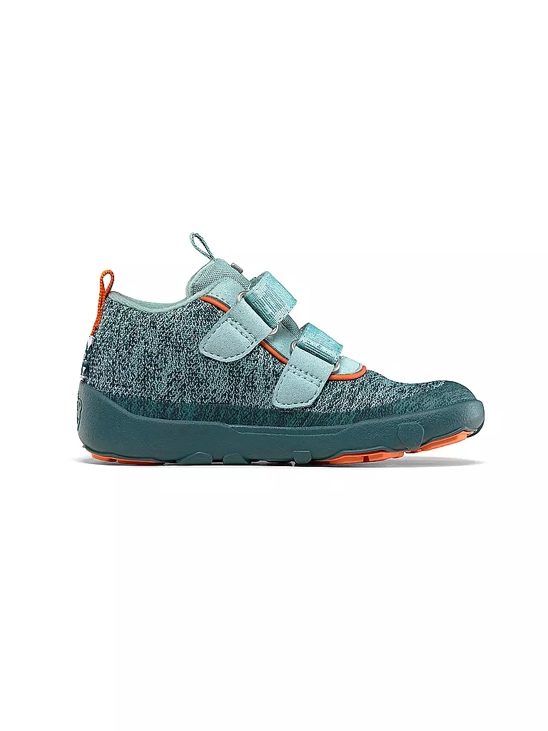 AFFENZAHN | Kinder Barfußschuhe - Übergangsschuhe KNIT HAPPY Hase | hellblau