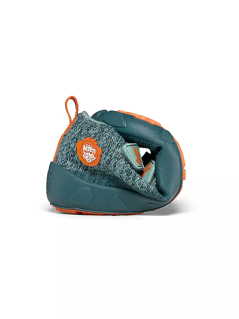 AFFENZAHN | Kinder Barfußschuhe - Übergangsschuhe KNIT HAPPY Hase | hellblau