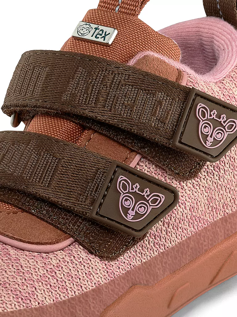 AFFENZAHN | Kinder Barfußschuhe - Übergangsschuhe KNIT HAPPY Reh | hellbraun