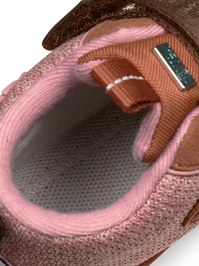 AFFENZAHN | Kinder Barfußschuhe - Übergangsschuhe KNIT HAPPY Reh | hellbraun