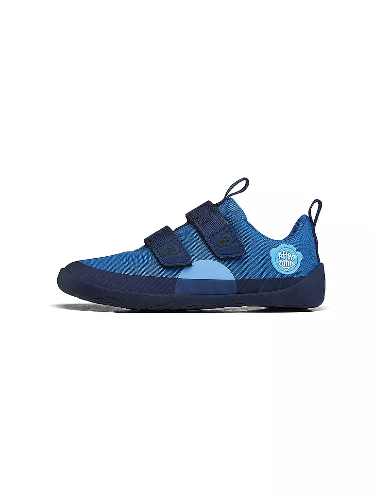 AFFENZAHN | Kinder Barfußschuhe Cotton Lucky BÄR | blau