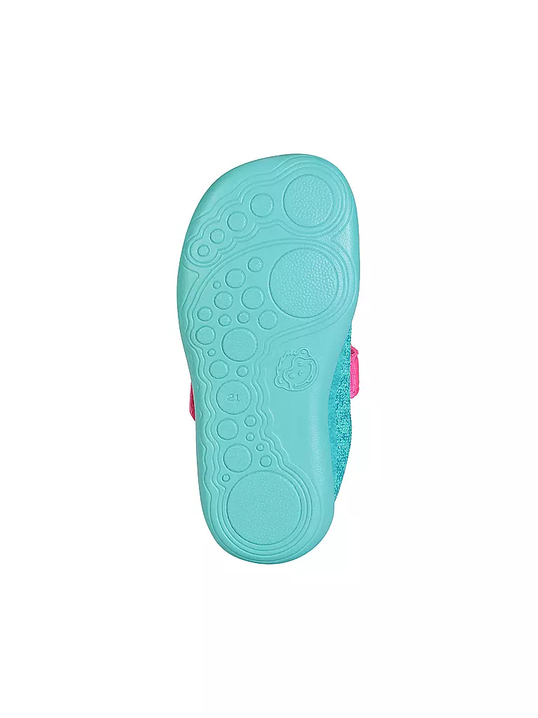 AFFENZAHN | Kinder Barfußschuhe KNIT HAPPY Eule | grün