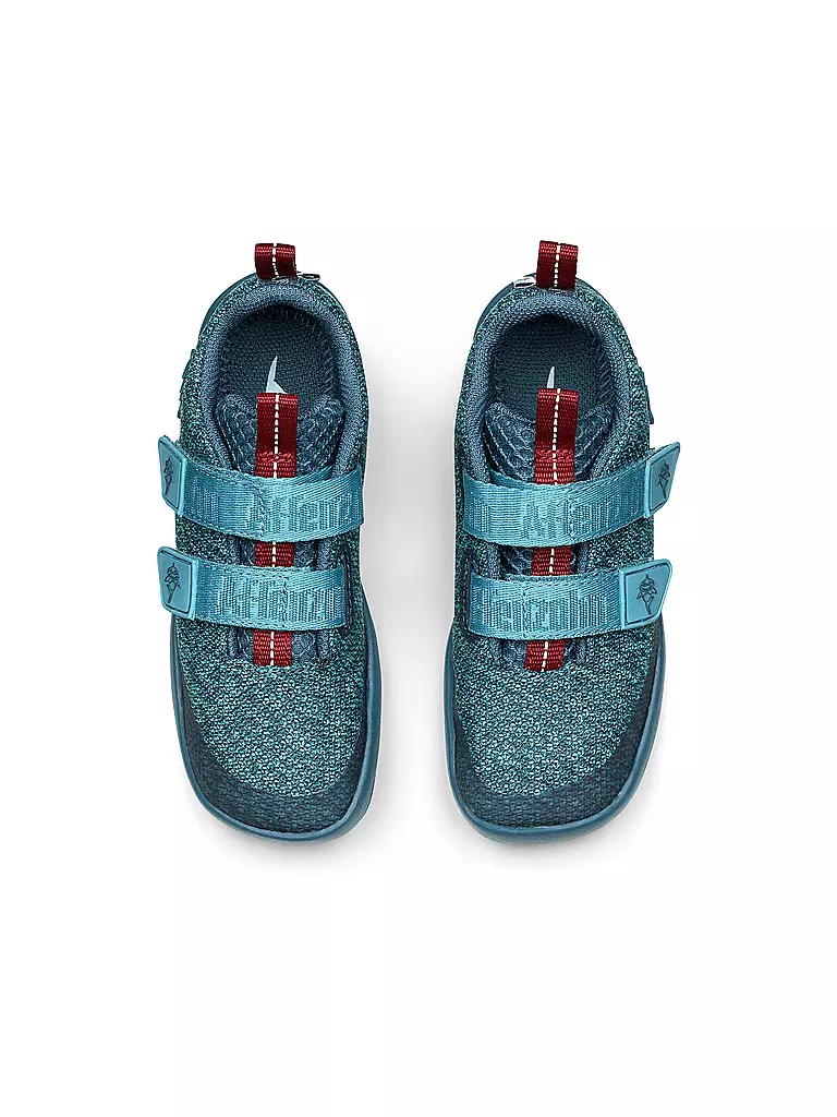 AFFENZAHN | Kinder Barfußschuhe KNIT HAPPY Hai | türkis